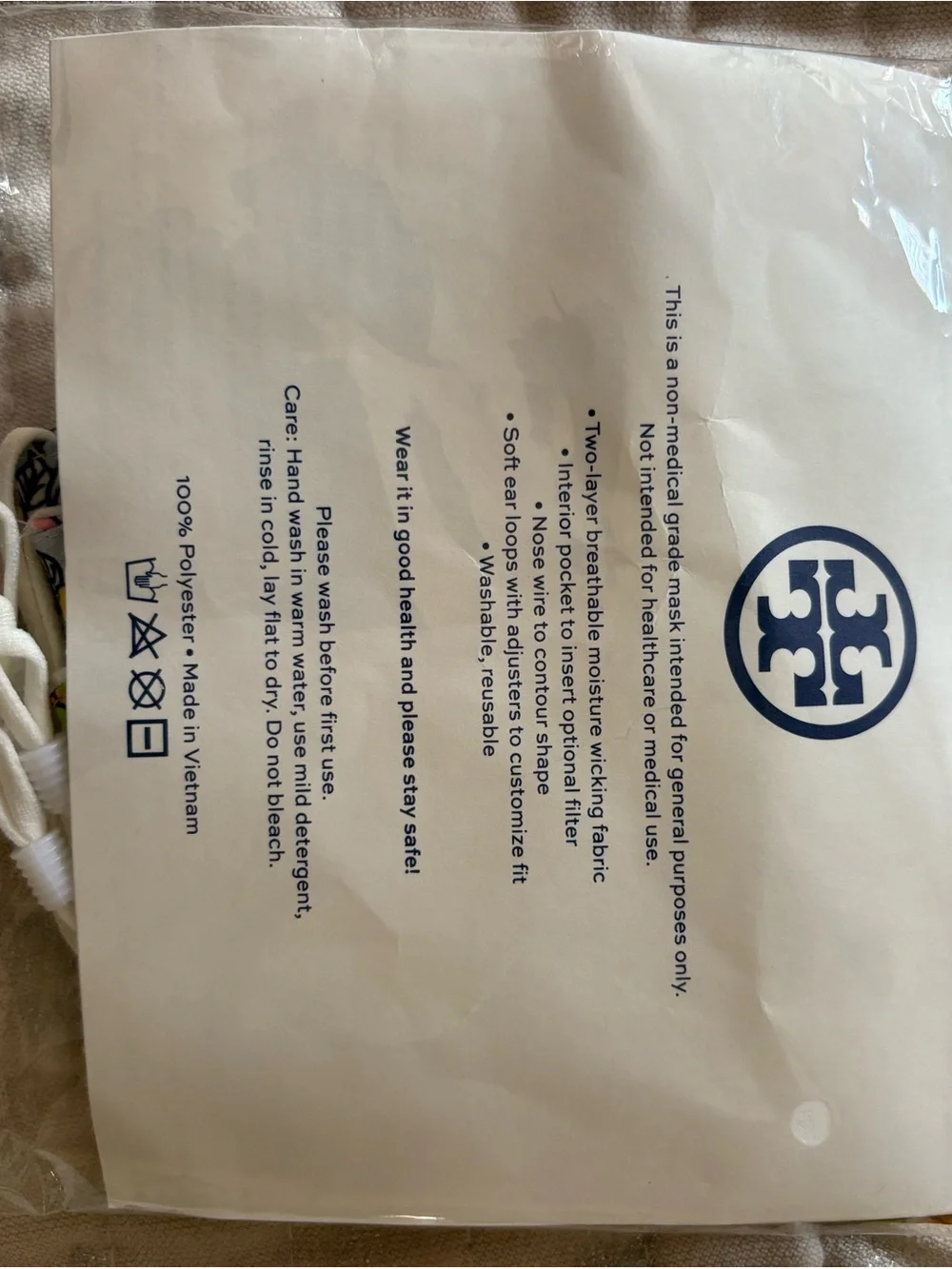 Tory Burch Cloth Face Masks